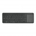 TECLADO INALAMBRICO CON TOUCH PAD TECLAS DE TIJERA Y ACCESOS RAPIDOS CONECTOR USB PERFECT CHOICE - NEGRO TECLADO INALAMBRICO CON TOUCH PAD TECLAS DE TIJERA Y ACCESOS RAPIDOS CONECTOR USB PERFECT CHOICE - NEGRO