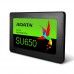 UNIDAD DE ESTADO SOLIDO SSD ADATA SU650 120GB 2.5 SATA3 7MM LECT.520/ESCR.450MBS SIN BRACKET PC LAPTOP