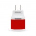 CARGADOR BROBOTIX BROBOTIX 2 PTS USB 161264R - Rojo, Pared, 5 V