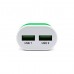Cargador USB BROBOTIX 161264V - Pared, Corriente alterna, Verde, 5 V, 50 - 60
