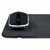 Kit Mouse Inalámbrico recargable y MousePad ACTECK KM110 QiSET - Negro, 6, Inalámbrico, Óptico, 1600 DPI