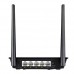 ROUTER / REPETIDOR ASUS RT-N300/B1 /300MBPS /2.4GHZ / 4X10-100 /2 ANTENAS EXT 5 DBI /GRIS CON NEGRO
