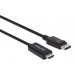 Cable DisplayPort a HDMI MANHATTAN 153218 - 3 m, DisplayPort, HDMI, Negro, Macho/Macho, Para Pantalla UHD Cable DisplayPort a HDMI MANHATTAN 153218 - 3 m, DisplayPort, HDMI, Negro, Macho/Macho, Para Pantalla UHD