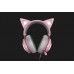 Razer Kraken Kitty - Auricular - tamaño completo - cableado - USB - aislamiento de ruido - rosa cuarzo