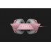 Razer Kraken Kitty - Auricular - tamaño completo - cableado - USB - aislamiento de ruido - rosa cuarzo