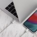 Moshi - Battery cable - 24 pin USB-C - Apple Lightning - 1.2 m - Gray Moshi - Battery cable - 24 pin USB-C - Apple Lightning - 1.2 m - Gray