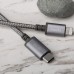 Moshi - Battery cable - 24 pin USB-C - Apple Lightning - 1.2 m - oxfort gray Moshi - Battery cable - 24 pin USB-C - Apple Lightning - 1.2 m - oxfort gray
