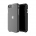 Gear4 Piccadilly - Carcasa trasera para teléfono móvil - policarbonato, D3O, poliuretano termoplástico (TPU) - negro, transparente - diseño delgado - para Apple iPhone SE (2nd generation)