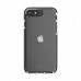 Gear4 Piccadilly - Carcasa trasera para teléfono móvil - policarbonato, D3O, poliuretano termoplástico (TPU) - negro, transparente - diseño delgado - para Apple iPhone SE (2nd generation)