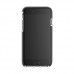Gear4 Piccadilly - Carcasa trasera para teléfono móvil - policarbonato, D3O, poliuretano termoplástico (TPU) - negro, transparente - diseño delgado - para Apple iPhone SE (2nd generation)
