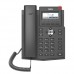 Teléfono IP empresarial para 2 lineas SIP con pantalla LCD 128 x 48 Px, Opus, conferencia de 3 vías, PoE