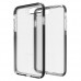 Gear4 Picadilly - Carcasa trasera para teléfono móvil - policarbonato, D3O, poliuretano termoplástico (TPU) - negro, transparente - para Apple iPhone 6 Plus, 6s Plus, 7 Plus, 8 Plus