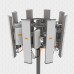 Antena Sectorial MIMO 4X4 de 45°, 4.9 - 6.4 GHz, IP55, Ganancia de 22 dBi, 4 Conectores N-hembra, Montaje incluido.
