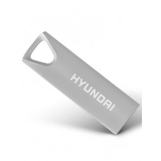 Memoria USB HYUNDAI U2BK/16GAS - Plata, 16 GB, USB 2.0, 10 MB/s, 3 MB/s