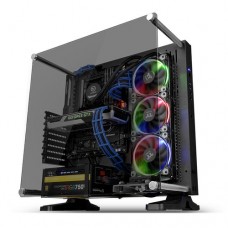 Gabinete Gaming THERMALTAKE Core P3 - Midi-Tower, PC, ATX, Micro-ATX, Mini-ITX, Negro, Transparente
