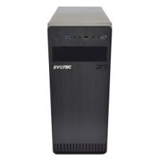 Gabinete EVOTEC EV-1004 - Torre, Gabinete, ATX, Micro-ATX, Mini-ITX, Negro, 600 W
