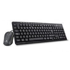 Kit de teclado y mouse TECHZONE TZ19COMB01-LA - Estándar, 112 teclas, Negro, 800 DPI