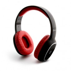 Audífonos diadema Getttech  GETTTECH GH-4640R - Rojo/negro, Bluetooth, Inalámbrico