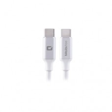 Cable C a C Mobifree Cable Tipo C a C - USB C, USB C, 1 m, Color blanco