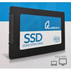 UNIDAD DE ESTADO SOLIDO SSD QUARONI 2.5 240GB SATA3 6GB/S 7MM LECT 520MB/S ESCRIT 330MB/S