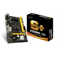 MB BIOSTAR A320 AMD S-AM4/ 2X DDR4 2933/REQUIERE TARJETA DE VIDEO/HDMI/VGA/ 3X USB 3.1/MICRO-ATX/GAMA BASICA