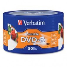 DVD-R 16X 4.7GB 120MIN GRABABLE IMPRIMIBLE HUB 50 PZAS CAMPANA     