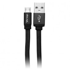 Cable USB a  Micro USB VORAGO  CAB-212 - USB, Micro USB, 2 m, Negro