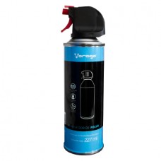 Aire comprimido Vorago 227ml VORAGO CLN-106 - Negro c/ Azul, 227 ml, Aire comprimido, Limpieza de equipos, Tetrafluoroetano