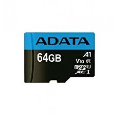 MEMORIA ADATA MICRO SDXC/SDHC UHS-I 64GB CLASE 10 A1 100MB/25MB SEG C/ADAPTADOR