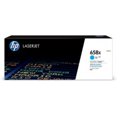 Cartucho Tóner HP Cian 658X - Laser, LaserJet Enterprise M751dn, Caja