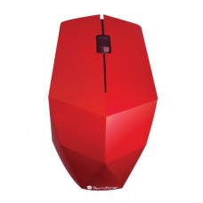 Mouse Inalámbrico TECHZONE TZ19MOU02-INA - Rojo Brillante, 3 botones, RF inalámbrico, Óptico, 1200 DPI