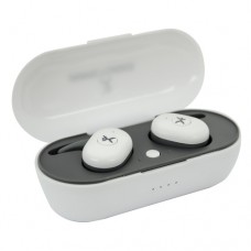 Audífonos Inalámbricos BT TWS Extra Bass PERFECT CHOICE PC-116547 - Blanco, Bluetooth, Inalámbrico, Universal
