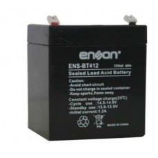 Batería de Respaldo 12V 4A ENSON ENS-BT412 - Negro