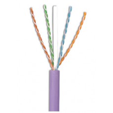 Bobina de Cable U/UTP de 4 pares, Z-MAX, Cat6A, Soporte de Aplicaciones 10GBase-T, LS0H, Color Violeta, 305m Bobina de Cable U/UTP de 4 pares, Z-MAX, Cat6A, Soporte de Aplicaciones 10GBase-T, LS0H, Color Violeta, 305m