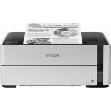 Epson EcoTank M1180 - Personal printer - 216 x 356 mm / A6 (105 x 148 mm) / A4 (210 x 297 mm) / Folio (216 x 330 mm) - hasta 20 ppm (mono) - capacidad: 100 sheets - USB 2.0 / Wi-Fi