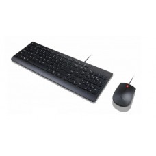 Lenovo Essential Wired Combo - Juego de teclado y ratón - USB - español (Latinoamérica) - para ThinkCentre M70; M75; M80; M90; ThinkPad X13 Gen 1; ThinkStation P340; V35s 07