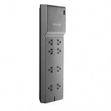 Belkin Home/Office with telephone protection - Protector contra sobretensiones - CA 125 V - 1875 vatios - conectores de salida: 8 - 1.8 m Belkin Home/Office with telephone protection - Protector contra sobretensiones - CA 125 V - 1875 vatios - conectores de salida: 8 - 1.8 m