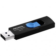 MEMORIA ADATA 64GB USB 3.1 UV320 RETRACTIL NEGRO-AZUL