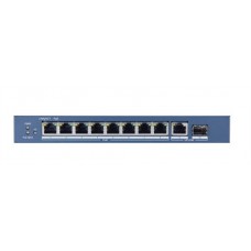 Switch PoE+ / 8 Puertos Gigabit 802.3 af/at (30 W) / 1 Puerto Gigabit Uplink / 1 Puertos SFP