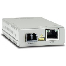 Convertidor de medios gigabit ethernet a fibra óptica, conector LC, multimodo (MMF), distancia de 220 hasta 500 m, con fuente de alimentación multi-región