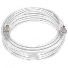 Cable de Parcheo TX6, UTP Cat6, Diámetro Reducido (28AWG), Color Blanco Mate, 5ft