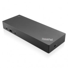 Lenovo ThinkPad Hybrid USB-C with USB-A Dock - Estación de conexión - USB-C - 2 x HDMI, 2 x DP - GigE - 135 vatios - Estados Unidos - para Miix 520-12IKB; Tablet 10; ThinkPad E480; E580; L380; L380 Yoga; L470; L480; L580; P51s; P52s; T25; T470; T470p; T47