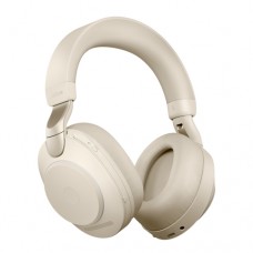 Jabra Evolve2 85 UC Stereo - Auricular - tamaño completo - Bluetooth - inalámbrico - cancelación de sonido activo - conector de 3,5 mm, USB-C - beige