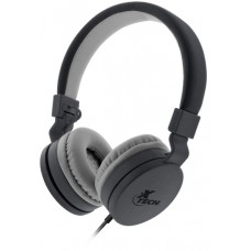 Xtech Alloy - XTH-340 - Auriculares con diadema - Cableado - Audífono: Unidad del parlante: Fi40mm - Máxima potencia de salida (R.M.S.): 10mW - Respuesta de frecuencia: 20Hz 20kHz - Sensibilidad: 105 ± 3dB/mW (N.P.S a 1kHz) - Micrófono: Tipo: Integrado en