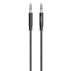 Belkin MIXIT Aux Cable - Cable de audio - micrófono estéreo 3,5 mm (M) a micrófono estéreo 3,5 mm (M) - 1.22 m - negro Belkin MIXIT Aux Cable - Cable de audio - micrófono estéreo 3,5 mm (M) a micrófono estéreo 3,5 mm (M) - 1.22 m - negro
