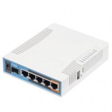 Mikrotik - RB962UiGS-5HacT2HnT - Router -  5 x 10/100/1000 puertos Ethernet   - 1 x SFP ports - Wireless 802.11a/n/ac  - Desktop - 720 MHz - RAM 128 MB - Antena  x2 - CPU QCA9558