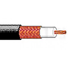 Cable RG8X con blindaje de malla trenzada de cobre 95%, aislamiento de Foam polietileno.