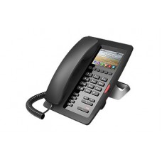 Teléfono para Hotelería, profesional de gama alta con pantalla LCD de 3.5 pulgadas a color, 6 teclas programables para servicio rápido (Hotline) PoE
