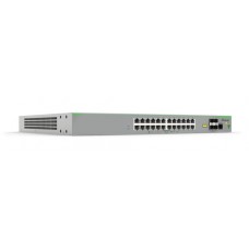 Switch PoE+ Administrable CentreCOM FS980M, Capa 3 de 24 Puertos 10/100 Mbps + 4 puertos SFP, 375 W
