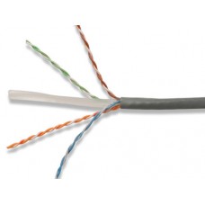 Bobina de Cable UTP Reelex, de 4 pares, Desempeo Cat6, LS0H (Bajo humo, cero halgenos), Color Gris, 24 AWG, 305m